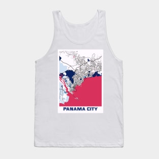 Panama City - Panama MilkTea City Map Tank Top